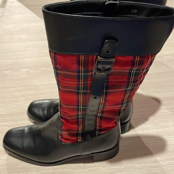 Women’s Tartan Riding Boots - Picture 6 of 11